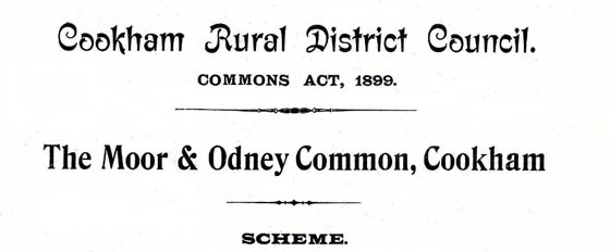 Odney Common - The Scheme